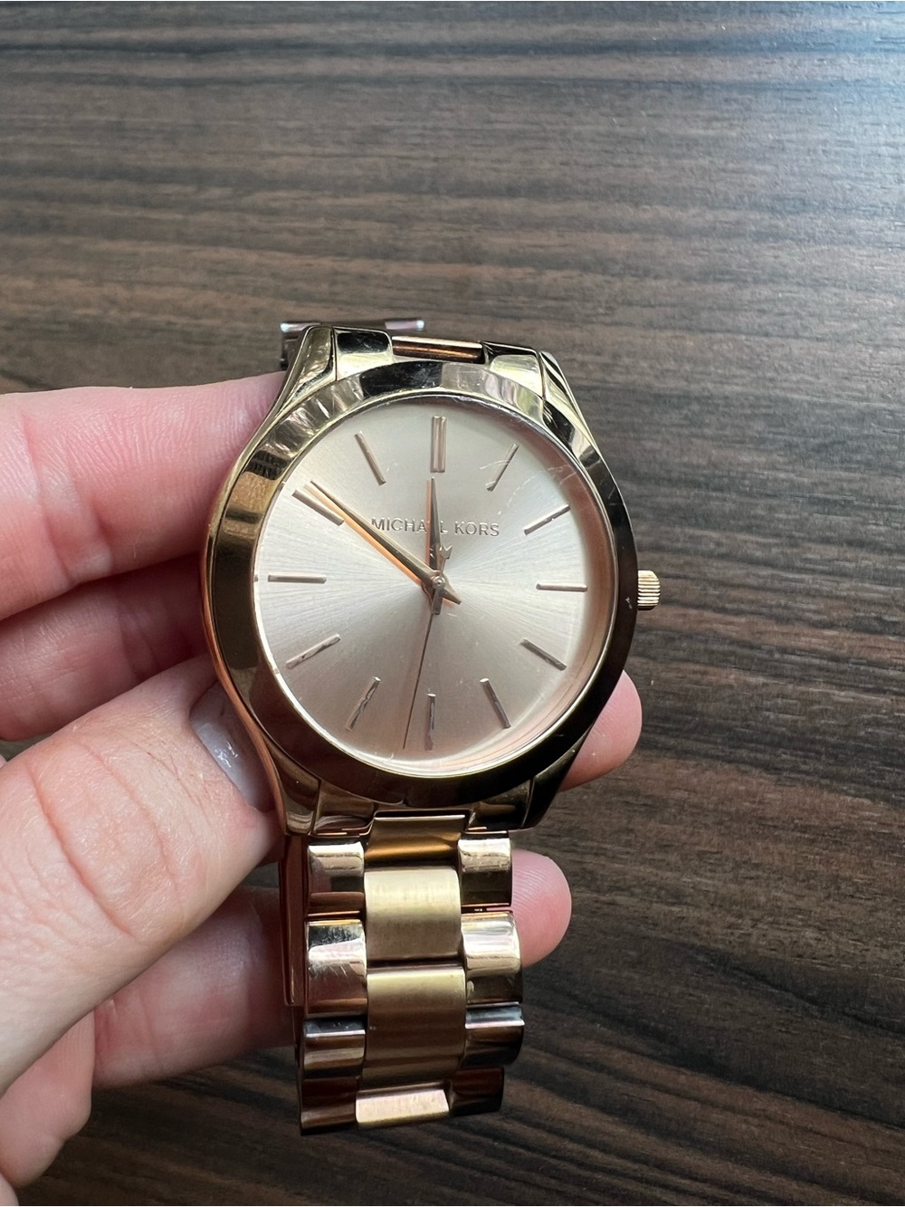 Michael Kors MK3197 Runway Watch Rose Gold - Picture 5 of 10